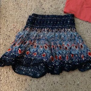 Matching tank top and skirt